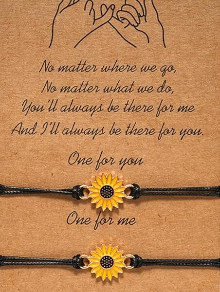 Sunflower Bracelet Set